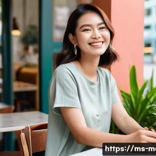 Home 11 슬랙스 스타일링 팁 - **Prompt:** A stylish Malaysian woman in her late 20s, with a radiant smile, enjoying a relaxed week...